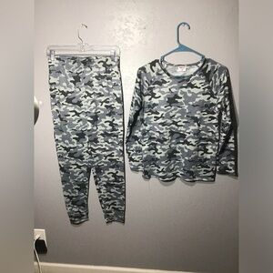 32 Degrees Heat Kid's pajama set size L14/16 color gray / Black